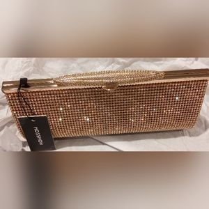 MOSSMON Luxury Evening Clutch Purse Crystals